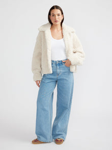  Ena Pelly Xadie Faux Fur Jacket Birch