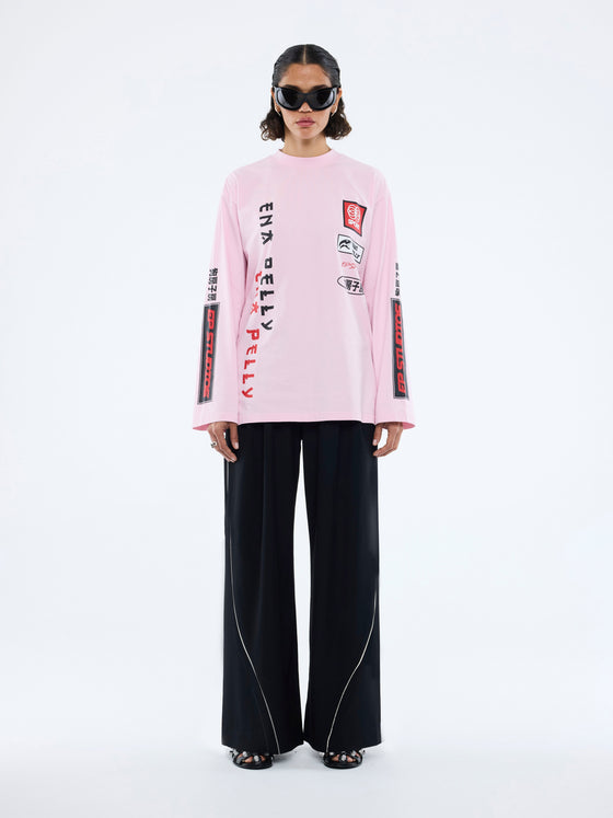Ena Pelly Street Signs Long Sleeve Tee