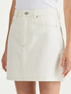 Ena Pelly A-Line Denim Mini Skirt