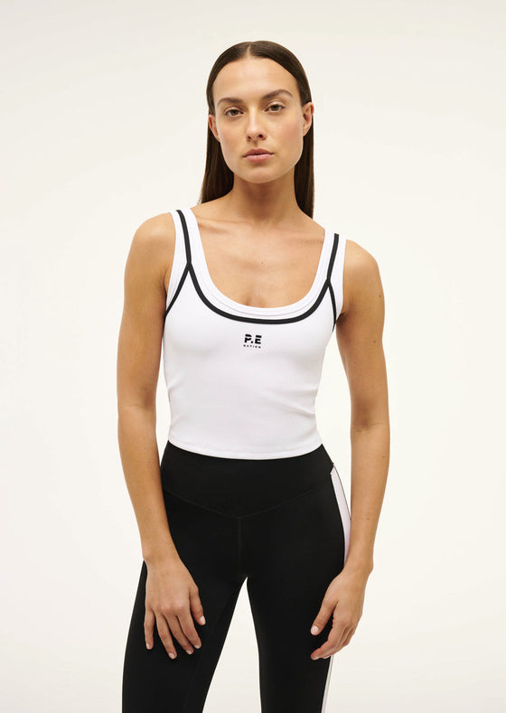 PE Nation Forward Tank Optic White