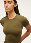 PE Nation Foundation Tee Khaki