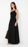 Bec & Bridge Sabrine Asym Maxi Dress Black