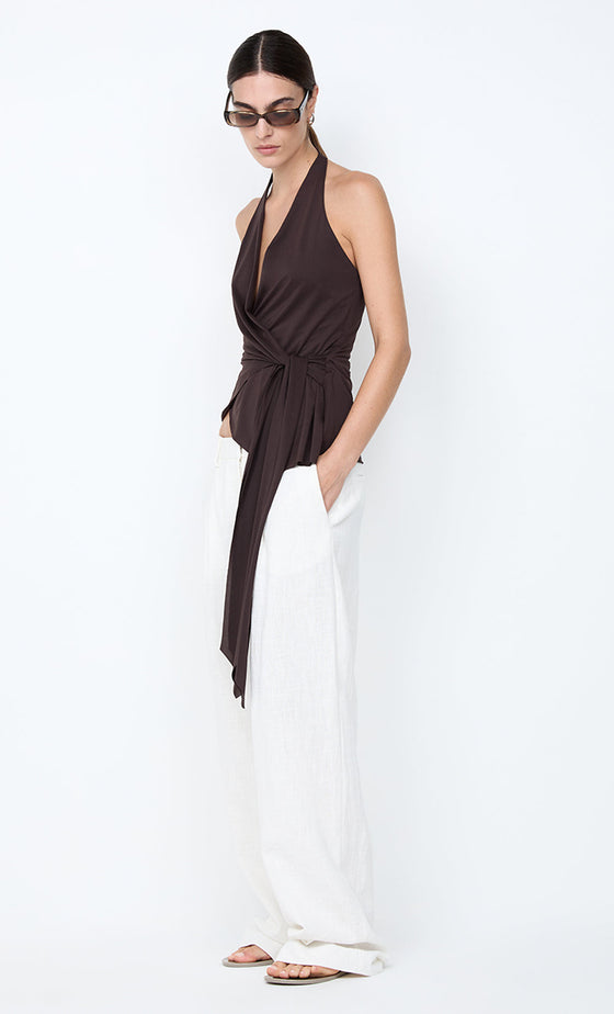 Bec & Bridge Vinnie Wide Leg Pant White