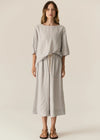POL Clothing Henri Tee Silver