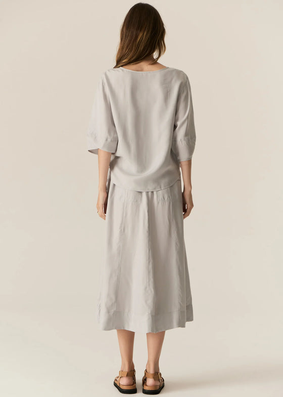 POL Clothing Henri Tee Silver