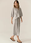 POL Clothing Henri Tee Silver