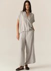 POL Clothing Henri Pant Silver