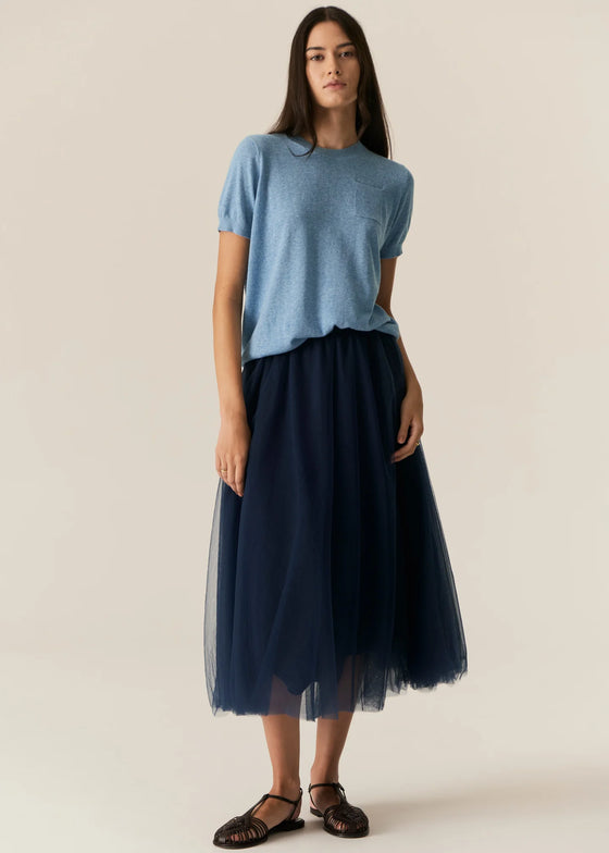 POL Clothing Pax Pocket Tee Blue
