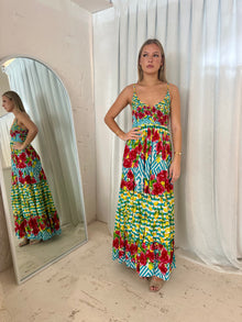  Amalfi Shirred Maxi