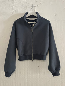  Fleece Zip Through Jacket Navy