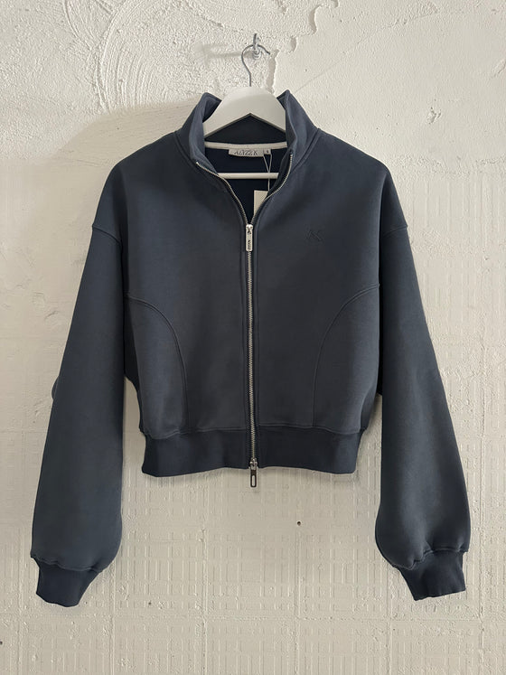 Fleece Zip Through Jacket Navy
