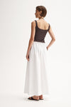 Elka Collective Persi Ribbed Tank Chocolate