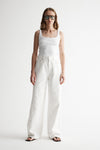 Elka Collective Persi Ribbed Tank White