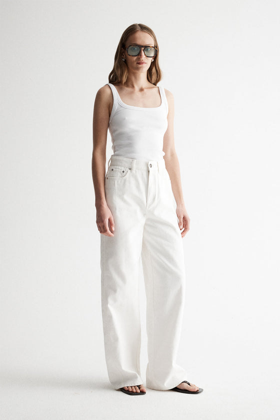 Elka Collective Persi Ribbed Tank White