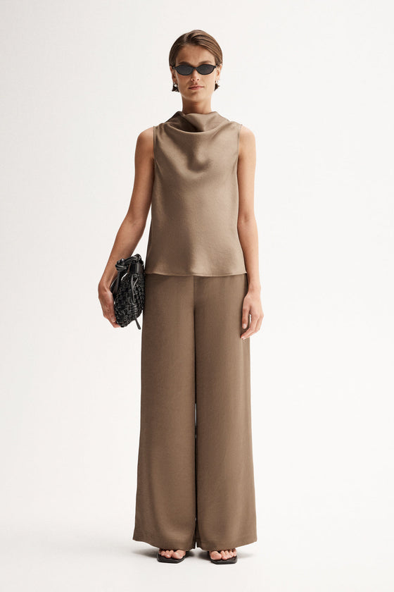 Elka Collective Eleanor Top Mocha