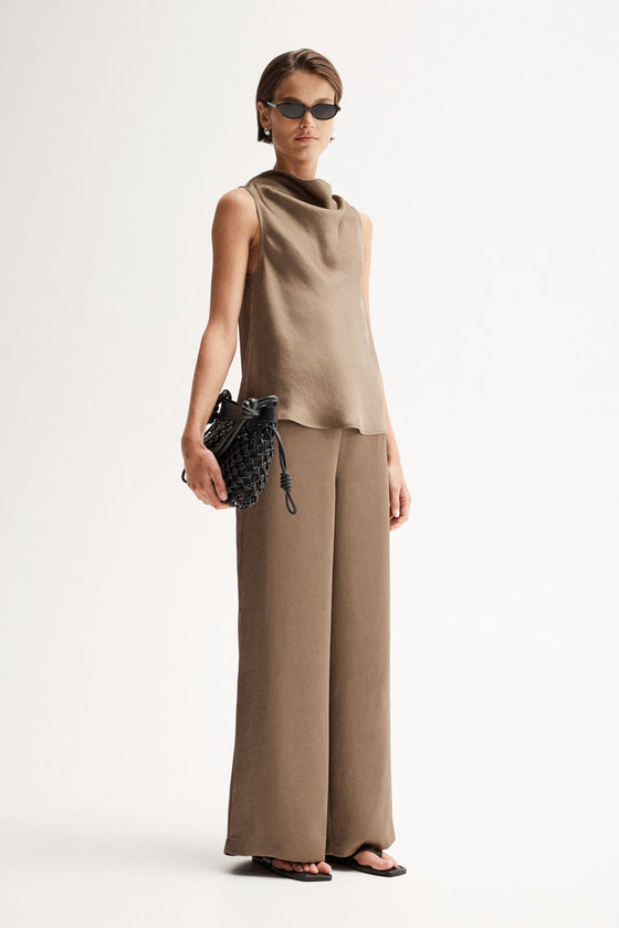 Elka Collective Eleanor Top Mocha