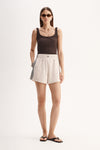 Elka Collective Beau Short Ecru French Terry