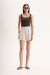 Elka Collective Beau Short Ecru French Terry