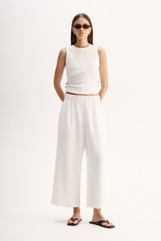 Elka Collective Sonia Pant White