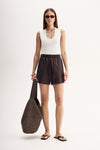 Elka Collective Austin Short Chocolate