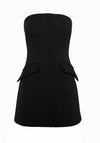 Mossman Linear Mini Dress Black