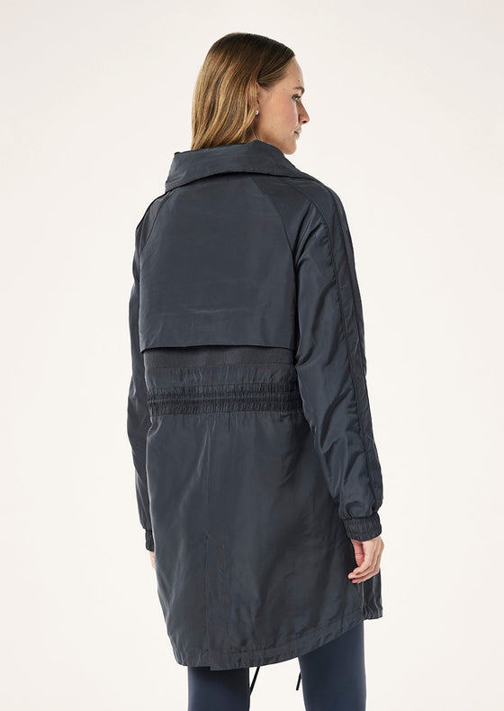 PE Nation Mid Length Man Down Jacket Marine Blue