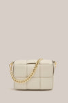 Vestirsi Margot Ivory Leather Woven Bag