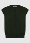 Morrison River Knit Button Vest Moss