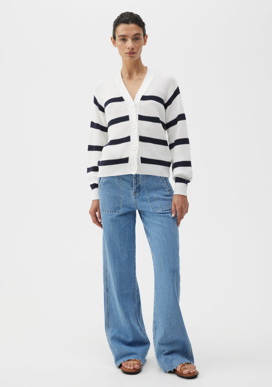 Morrison Breton Knit Cardigan Stripe