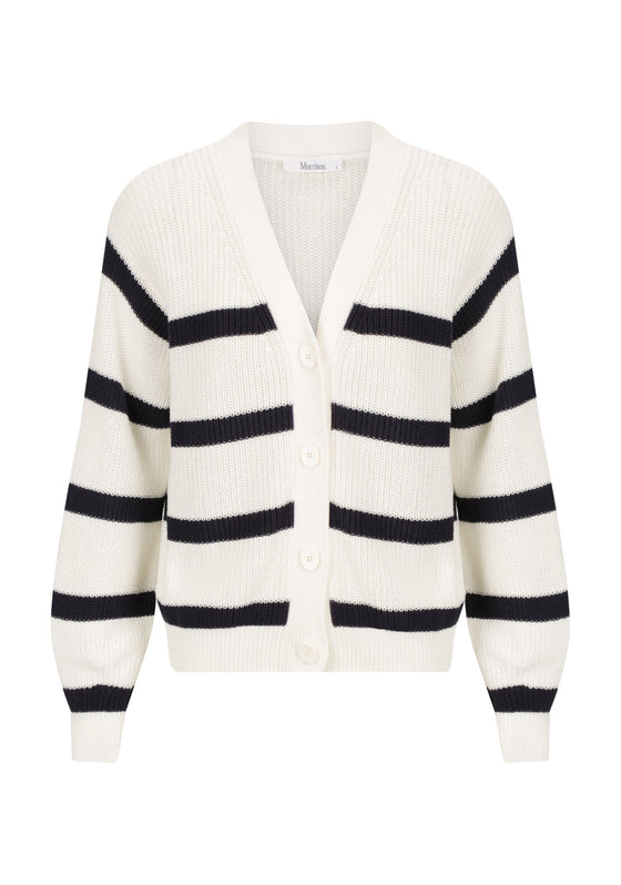 Morrison Breton Knit Cardigan Stripe