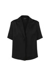 Mossman Adrift One Button Shirt Black