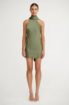 Significant Other Lucile Halter Dress Pesto