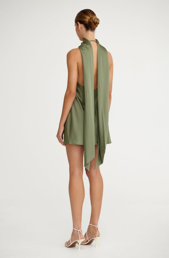 Significant Other Lucile Halter Dress Pesto