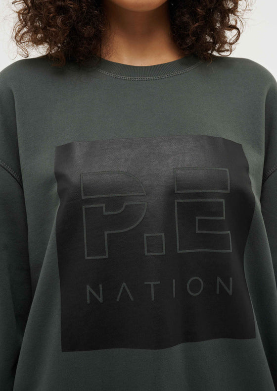 PE Nation Cut Shot Sweat Dark Shadow