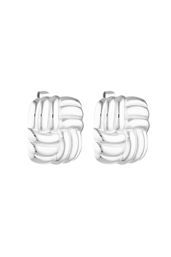 Porter Jewellery Baby Cushion Earrings White Gold