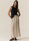 POL Clothing Tedd Knit Tank Ink/Camel
