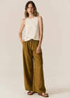 POL Clothing Tedd Knit Tank Ivory /Pink