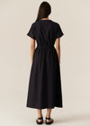 POL Clothing Avrid Drawcord Dress Ink