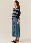 POL Clothing Carsen Crop Denim Pant Light Wash