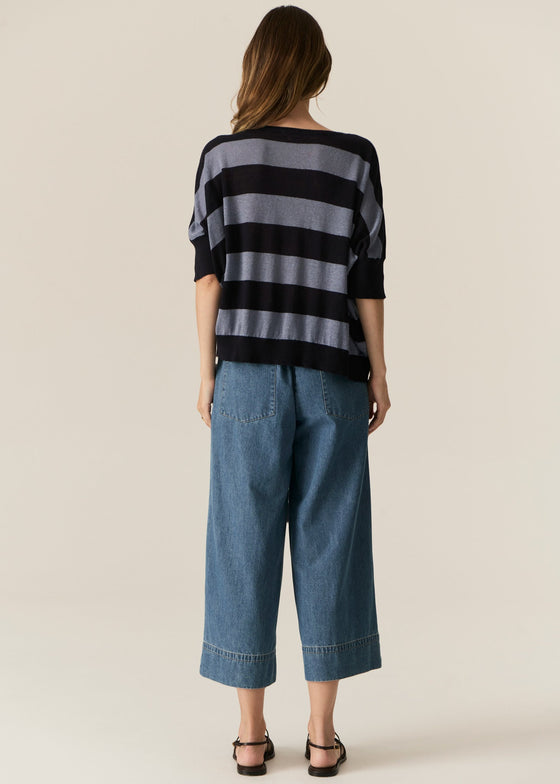 POL Clothing Carsen Crop Denim Pant Light Wash