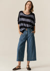 POL Clothing Carsen Crop Denim Pant Light Wash