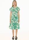 POL Clothing Jaine Tucked Dress Static Floral