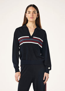  PE Nation Retreat Collar Knit Dark Saphire