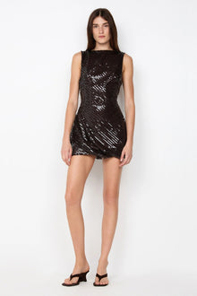  Bec & Bridge Romilly Mini Dress Dark Chocolate