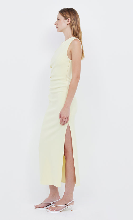 Bec & Bridge Letty Midi Dress Lemon