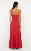 Bec & Bridge Dante Strapless Maxi Dress Cherry