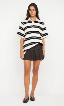  Bec & Bridge Kylo Jersey Tee Ink/Ivory Stripe