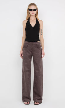 Bec & Bridge Ione Halter Top Black