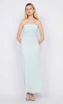  Bec & Bridge Alara Strapless Dress Ocean Mist