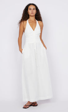  Bec & Bridge Franca Halter Dress White